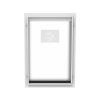 Hakuna Pets Small Deluxe Aluminium Pet Door White