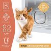 Hakuna Pets Small Ultra Clear Pet Door Features